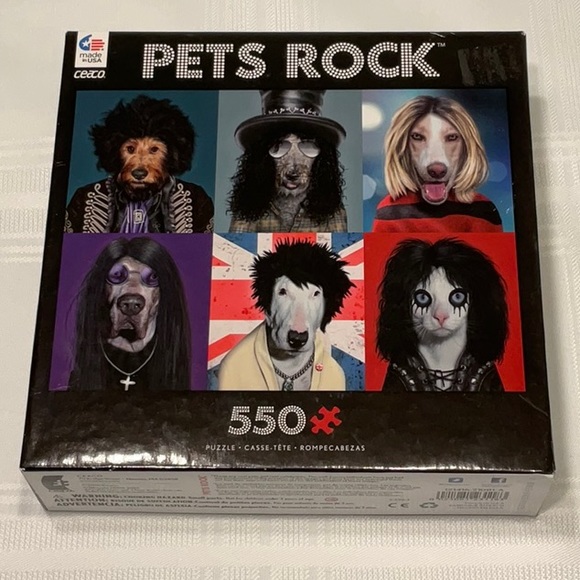 Pets Rock 550 Piece Puzzle - Picture 1 of 4